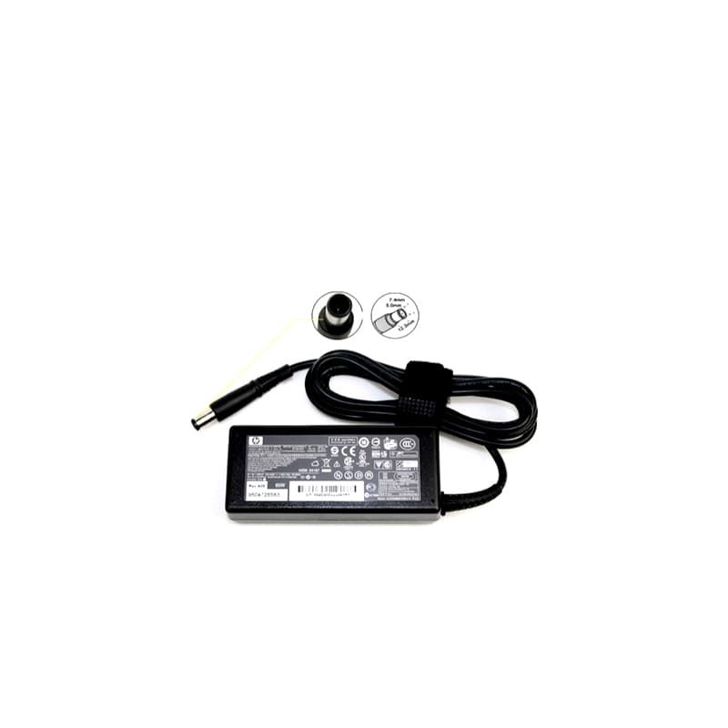 آداپتور لپ تاپ اچ پی 19.5V 2.05A سر زنبوکی اورجینال سه تایی