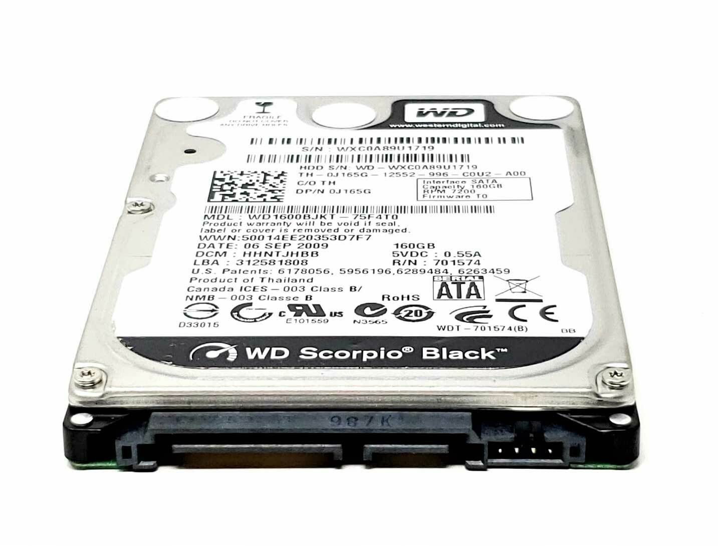 هارد دیسک لپ تاپ وسترن دیجیتال مدل Black WD5000LPLX-75ZNTT0 ظرفیت 500 گیگابایت