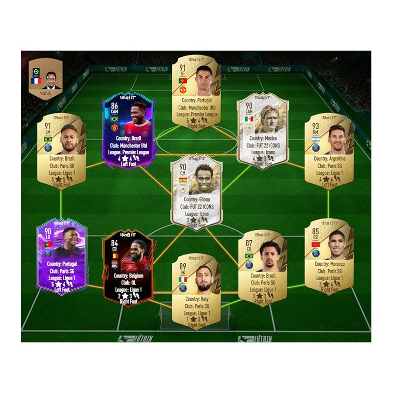 تیم فیفا 22 FIFA 22 Squad – کد 3001