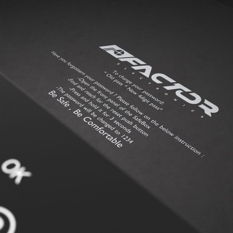 کشوی امن الکترونیکی فکتور مدل Factor Safebox SBX1