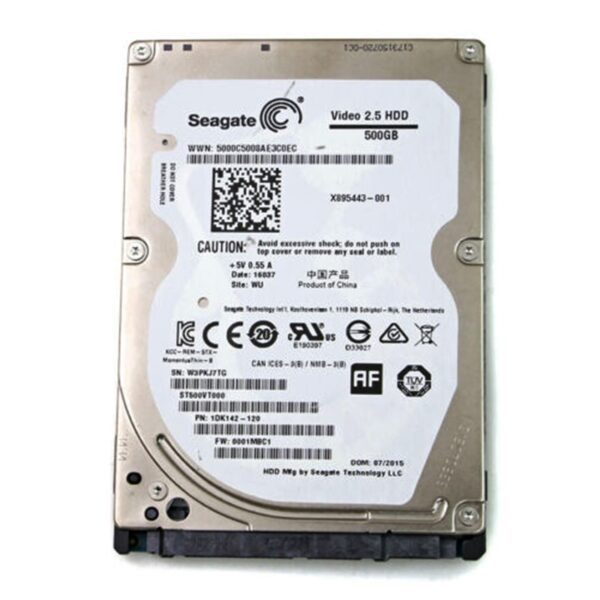 هارد دیسک لپ تاپ سیگیت مدل ST500VT000 ظرفیت 500 گیگابایت