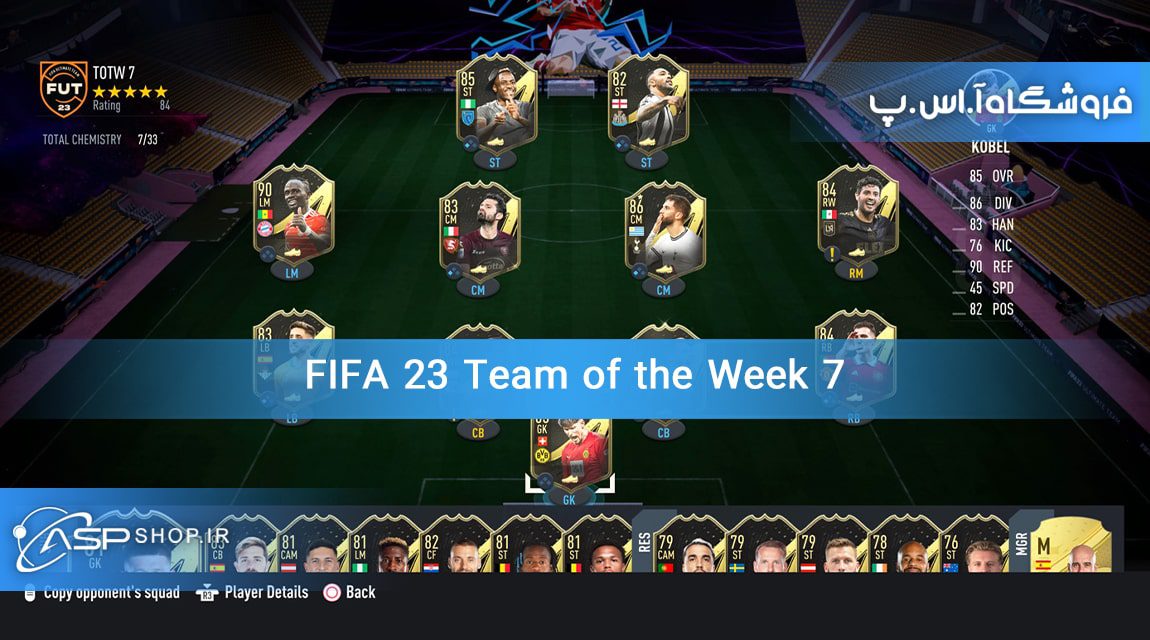FIFA 23 Team of the Week 7 FIFA 23 Team of the Week 7