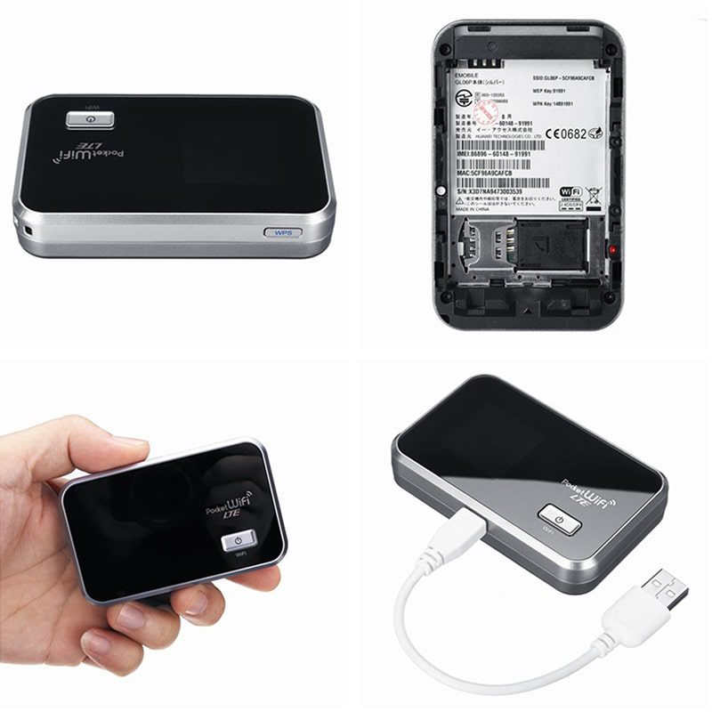 مودم 3G قابل حمل پاکت وای فای هوآوی مدل GL06P به همراه سیم کارت 30 گیگابایت یک ماهه