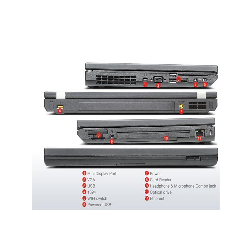 لپ تاپ استوک لنوو مدل Lenovo ThinkPad W530 نسل سوم i7 QM گرافیک دار