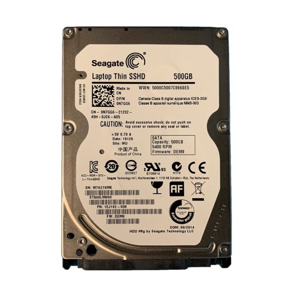 هارد دیسک لپ تاپ سیگیت مدل ST500LM000 ظرفیت 500 گیگابایت