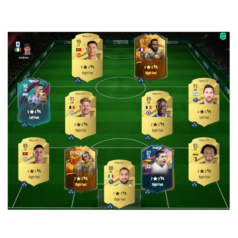 تیم فیفا 23 FIFA 23 Squad – کد 1261