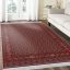 فرش ماشینی مه ترنج طرح ترکمن زمینه لاکی