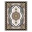 فرش ماشینی مه ترنج طرح آراد زمینه کرم 1000 شانه