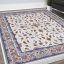 فرش ماشینی مه ترنج طرح لی رز زمینه کرم 1000 شانه