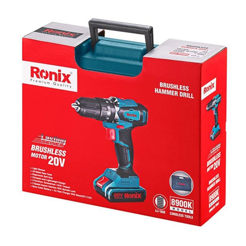دریل شارژی سری تاپ لاین رونیکس مدل 8900K