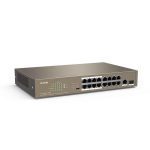 سوییچ 16 پورت تندا مدل TEF1118P-16-150W 16 10/100Mbps +1 Gigabit/SFP POE Slots Switch