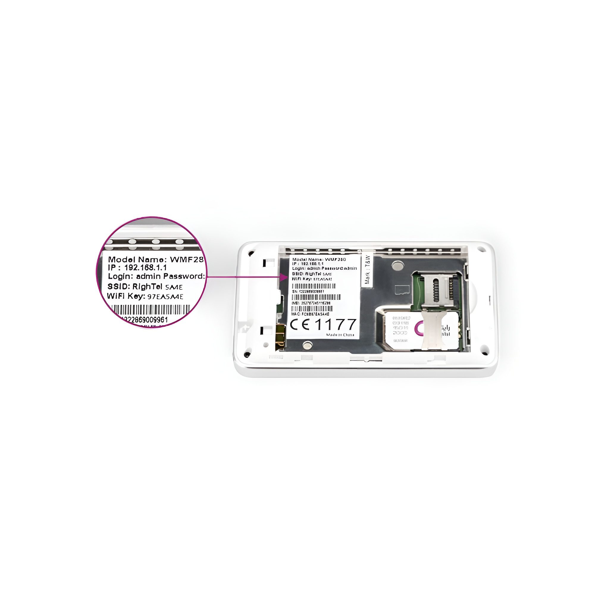 مودم FD-LTE/3,75G قابل حمل رایتل مدل WMF-280 به همراه سیم کارت