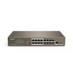 سوییچ 16 پورت تندا مدل TEF1118P-16-150W 16 10/100Mbps +1 Gigabit/SFP POE Slots Switch