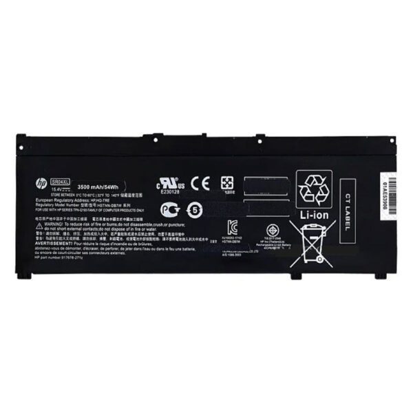 باتری لپ تاپ اچ پی Omen 15-CE_SR04XL داخلی-54 وات ساعت