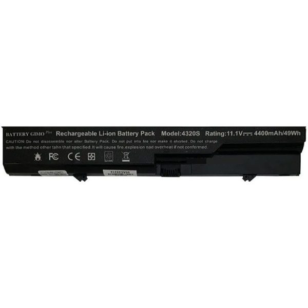 باتری لپ تاپ اچ پی ProBook 4320-4520-6Cell Gimo Plus مشکی-49 وات ساعت