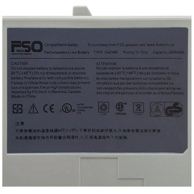 باتری لپ تاپ دل Latitude D400-6Cell