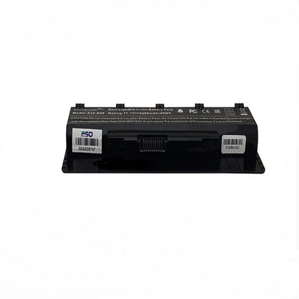 باتری لپ تاپ ایسوس N56-6Cell Gimo Plus مشکی-49 وات ساعت