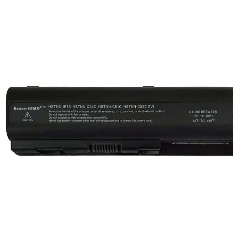 باتری لپ تاپ اچ پی Pavilion DV4_Compaq CQ40-CQ60-6Cell Gimo Plus مشکی-49 وات ساعت