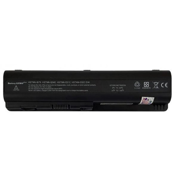 باتری لپ تاپ اچ پی Pavilion DV4_Compaq CQ40-CQ60-6Cell Gimo Plus مشکی-49 وات ساعت