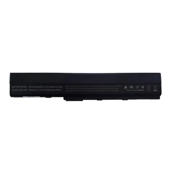 باتری لپ تاپ ایسوس K42-K52-X42 مشکی-4400 میلی آمپر ساعت