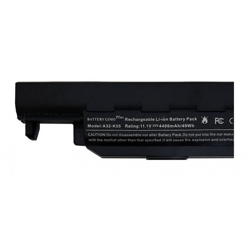 باتری لپ تاپ ایسوس K55-6Cell Gimo Plus مشکی-49 وات ساعت