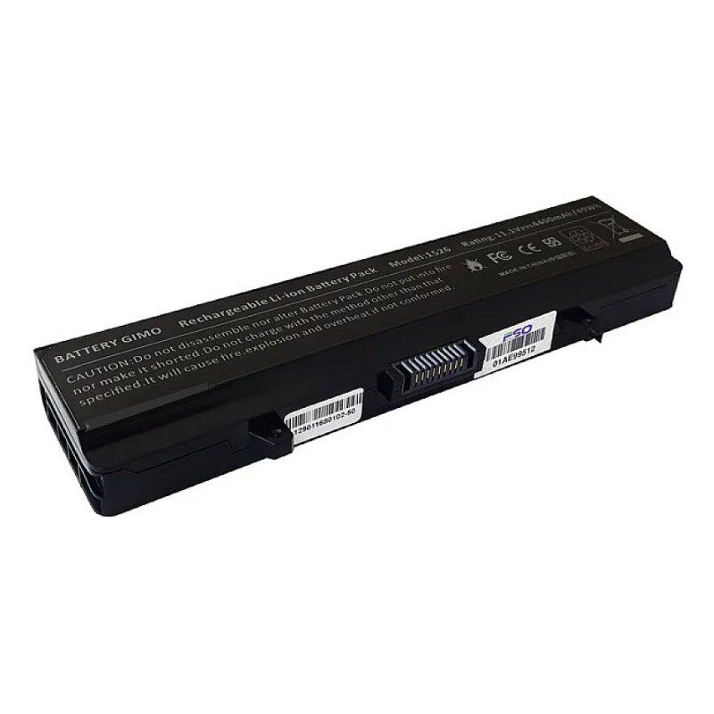 باتری لپ تاپ دل Inspiron 1525-1526-1545-6Cell مشکی-49 وات ساعت