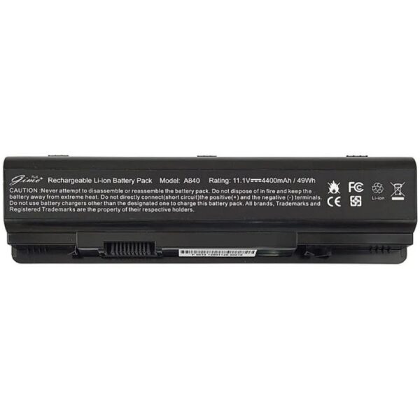 باتری لپ تاپ دل Vostro A840-A860-1014-1015-6Cell Gimo Plus مشکی-49 وات ساعت
