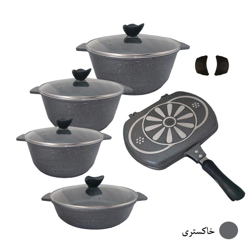 سرویس قابلمه 12 پارچه اسنو پیلو مدل هپی Pilau
