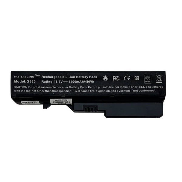 باتری لپ تاپ لنوو IdeaPad G460-G560-6Cell Gimo Plus مشکی-49 وات ساعت