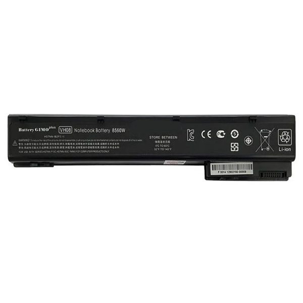 باتری لپ تاپ اچ پی EliteBook 8560W-8570W-8760W Gimo Plus مشکی-65 وات ساعت