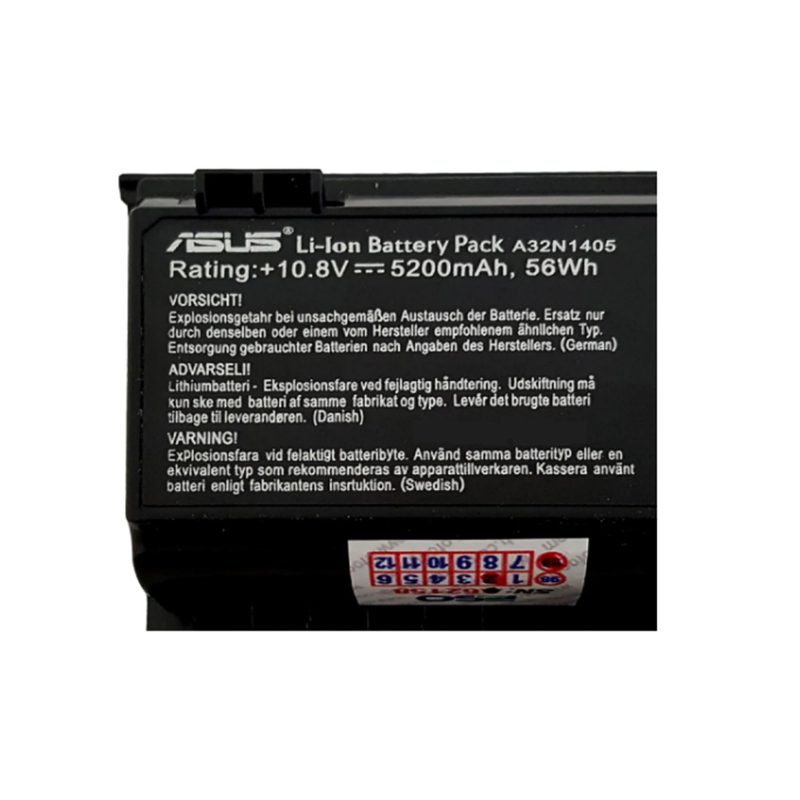 باتری لپ تاپ ایسوس N551-G551-6Cell مشکی
