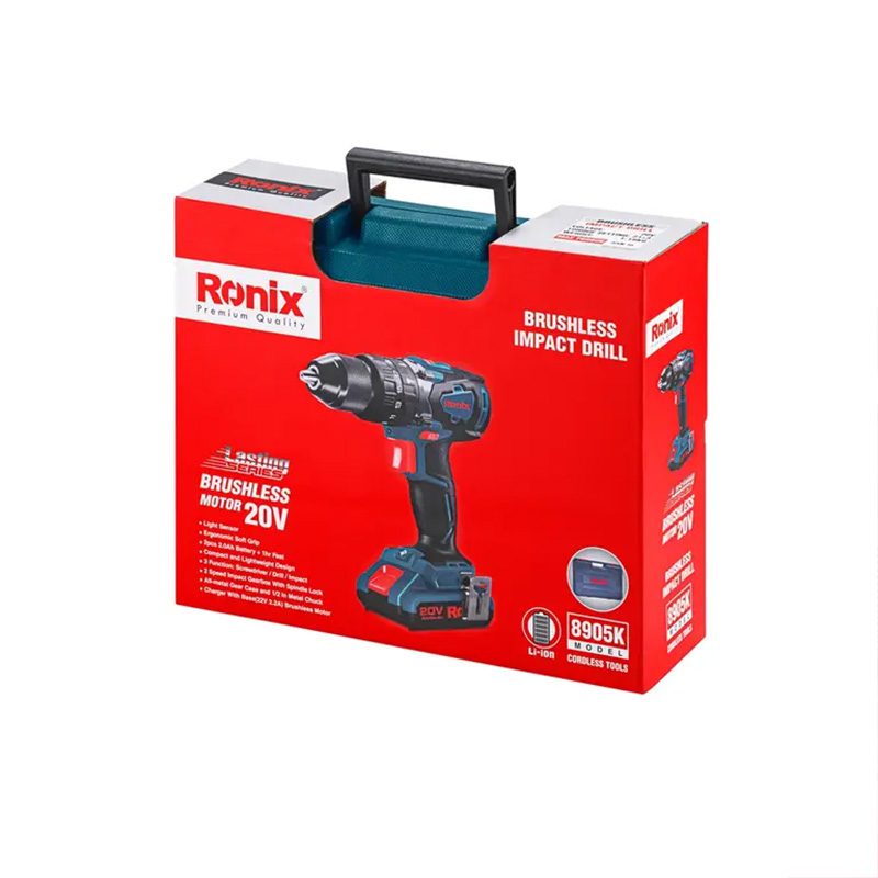 کیت پیچ گوشتی چکشی شارژی رونیکس مدل 8905k