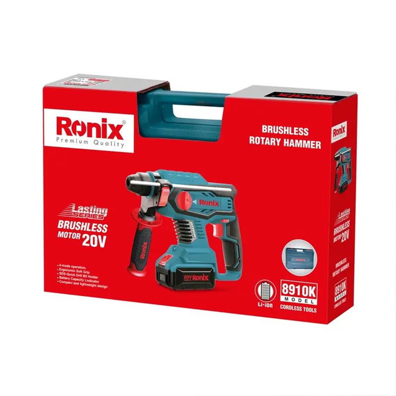 کیت بتن کن شارژی رونیکس مدل 8910k