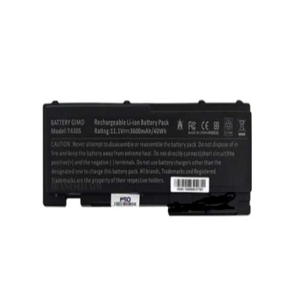 باتری لپ تاپ لنوو Thinkpad T430S-T420S-4Cell مشکی-40 وات ساعت