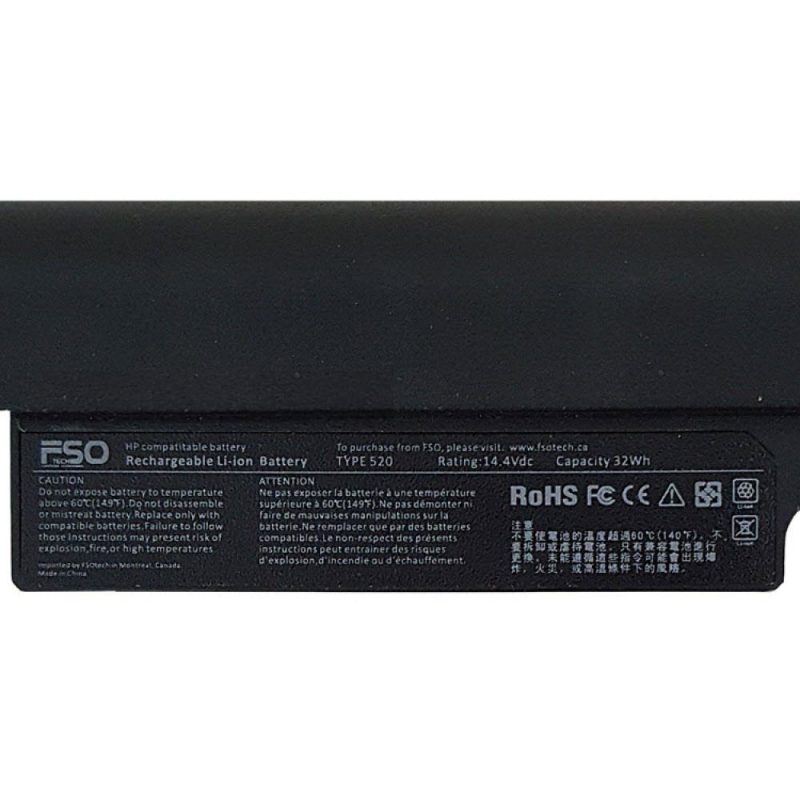 باتری لپ تاپ اچ پی Compaq 500-520-3Cell