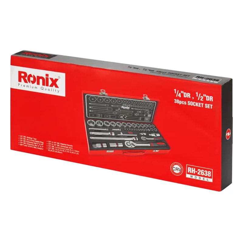 جعبه بکس 38 پارچه رونیکس مدل RH-2638