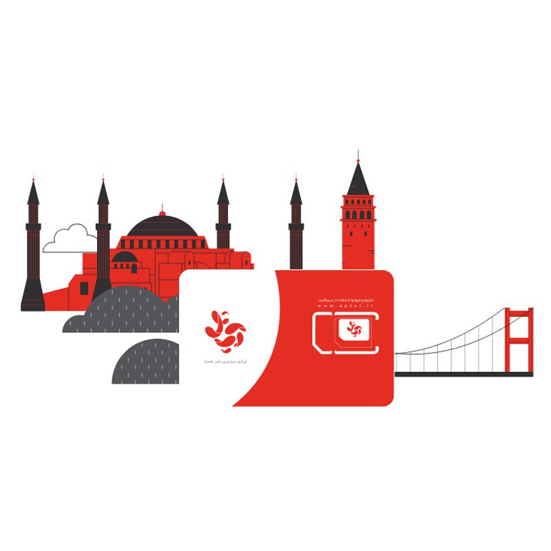 سیم کارت اینترنت ترکیه آپتل همراه با بسته 8 گیگ