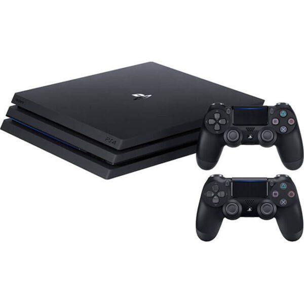 کنسول بازی سونی مدل Playstation 4 Pro ظرفیت 1 ترابایت همراه با دو دسته – همراه با بازی