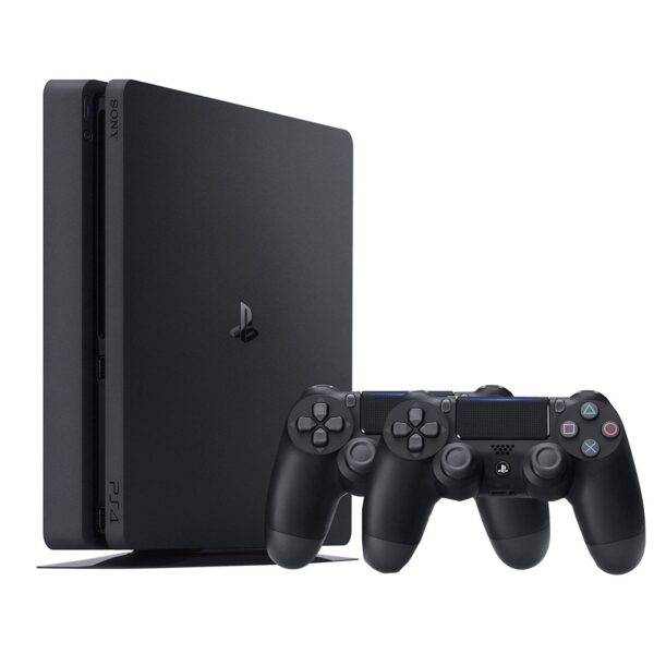 کنسول بازی سونی مدل Playstation 4 Slim ظرفیت 500 گیگابایت همراه با دو دسته – فول گیم