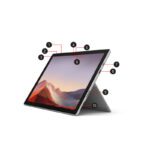 لپ تاپ تبلت تاچ اسکرین 12,3 اینچی مایکروسافت مدل Microsoft Surface Pro 7 i5-1035G4 8GB 256GB