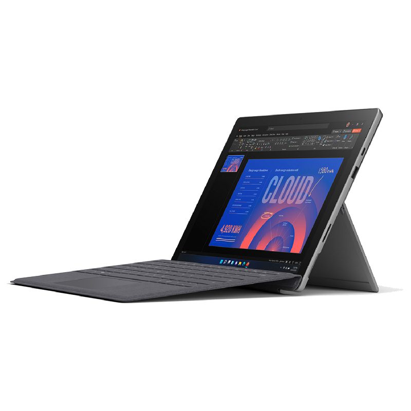 لپ تاپ تبلت تاچ اسکرین 12,3 اینچی مایکروسافت مدل Microsoft Surface Pro 7 i5-1035G4 8GB 256GB