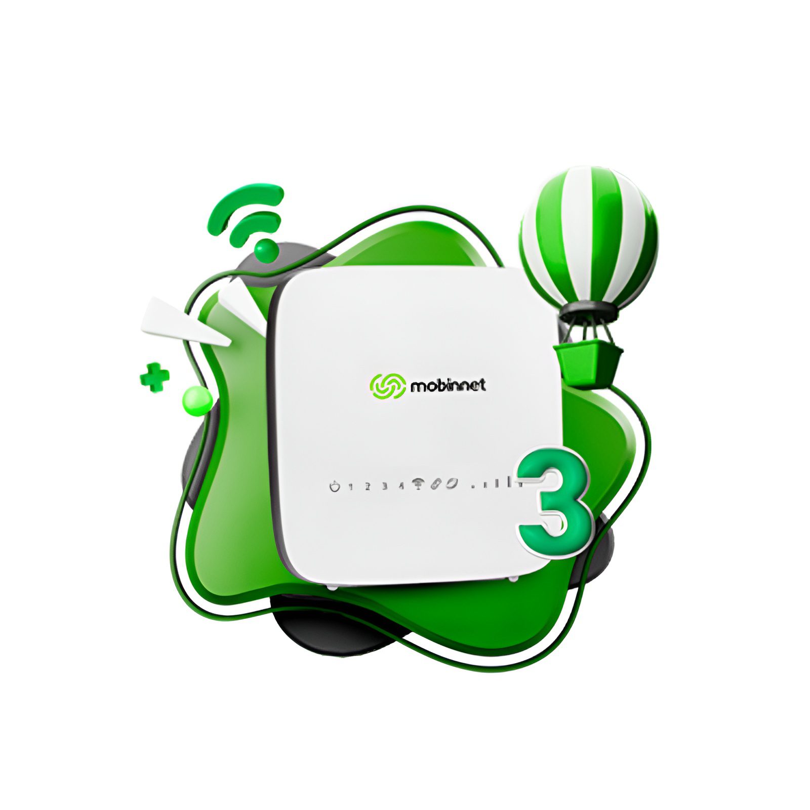 مودم 4G/4.5G مبین نت مدل MN4400 به همراه سیم کارت 360 درجه 30 گیگابایت اینترنت سه ماهه