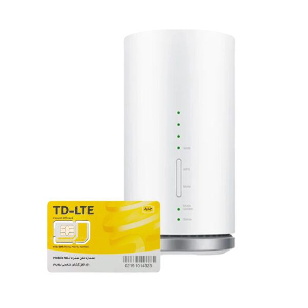 مودم TD-LTE/4G/4.5G هوآوی مدل Speed Wi-Fi HOME L01s به همراه سیم کارت 300 گیگابایت یکساله