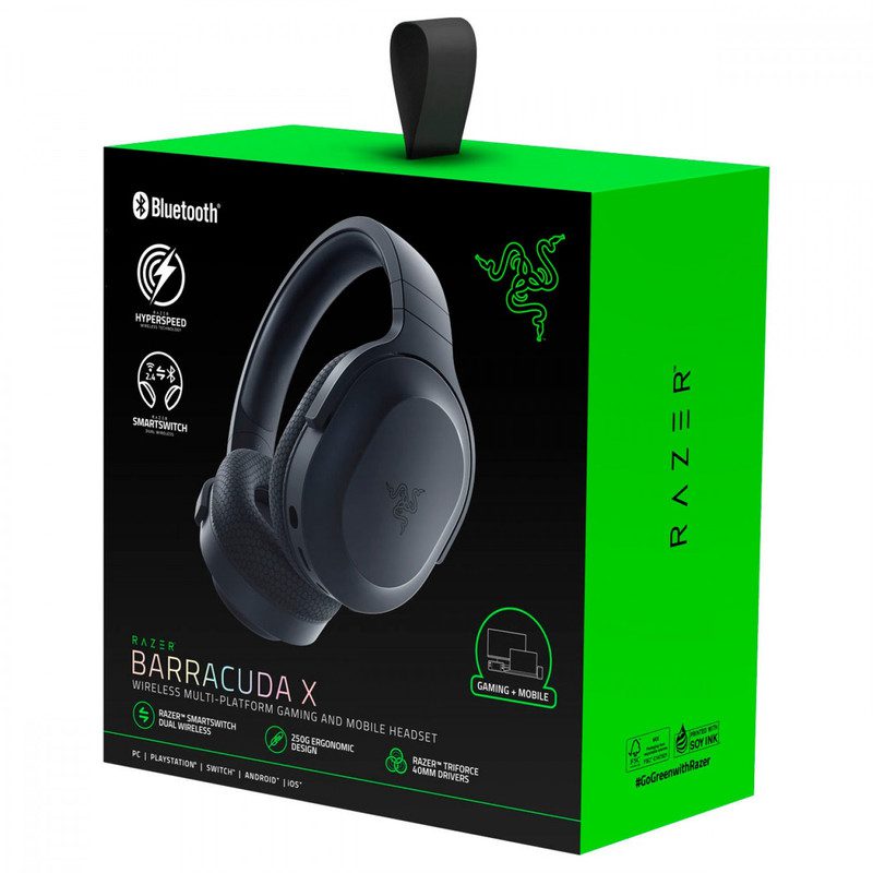 هدفون مخصوص بازی بی سیم ریزر مدل Razer Barracuda X 2022