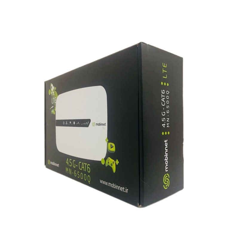 مودم 4G/4.5G مبین نت مدل MN6500Q به همراه سیم کارت 360 درجه 200 گیگابایت اینترنت یکساله