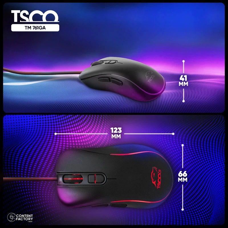 ماوس مخصوص بازی تسکو مدل Tsco TM 761GA