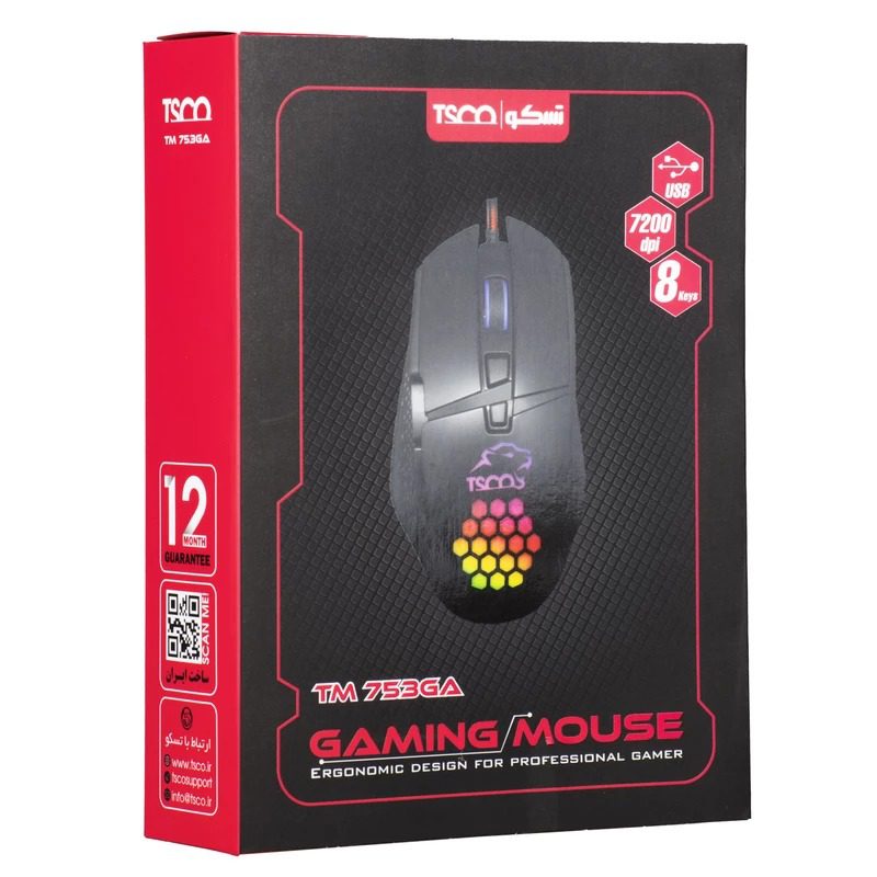 ماوس مخصوص بازی تسکو مدل Tsco TM 753 GA