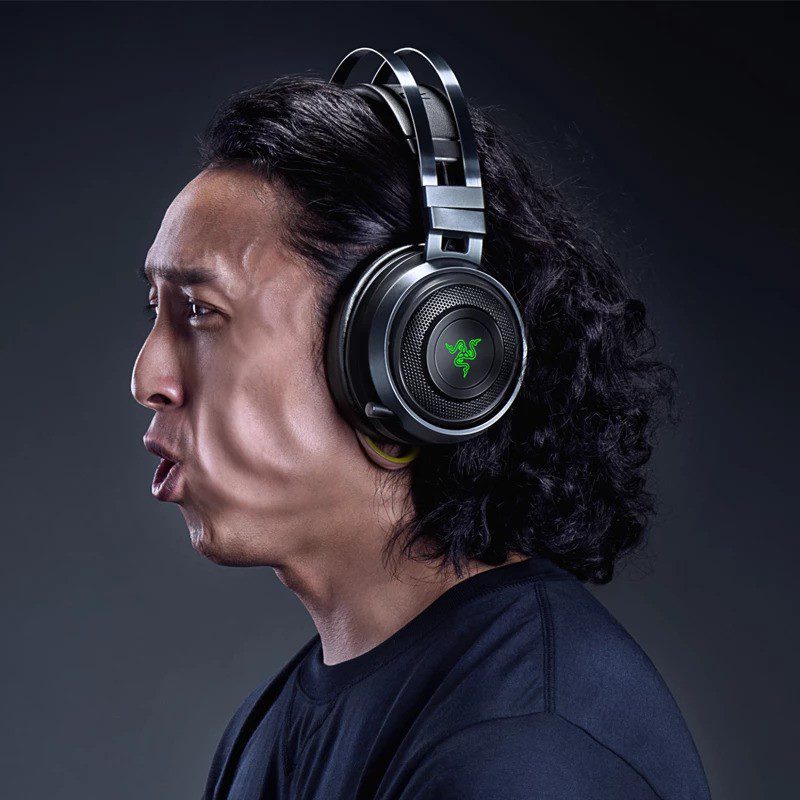 هدفون مخصوص بازی ریزر مدل Razer NARI ULTIMATE