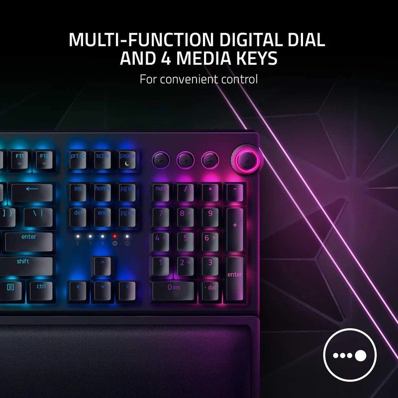 کیبورد ریزر مدل Razer BlackWidow V3 Pro