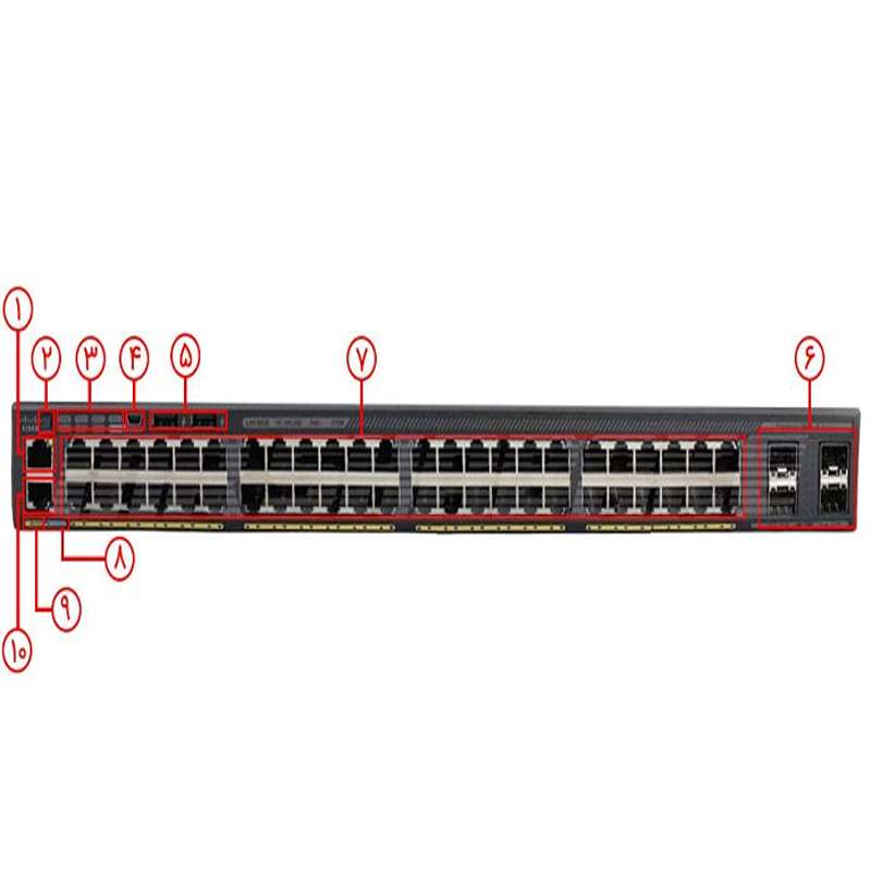 سوئیچ 48 پورت سیسکو مدل Cisco WS-C2960X-48TS-L